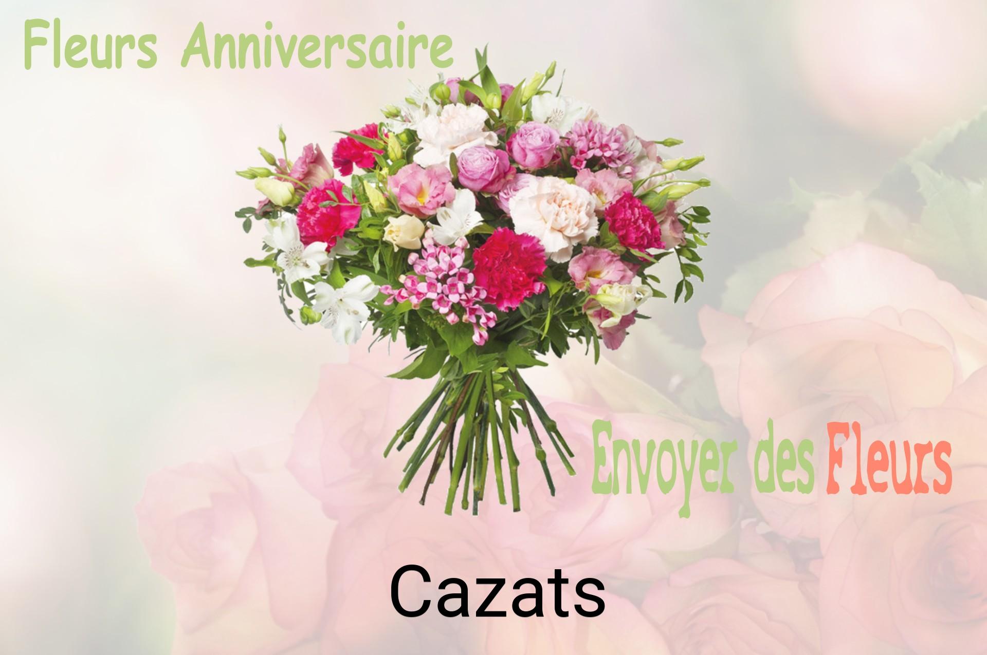Bouquet de fleurs d’anniversaire livré à Cazats